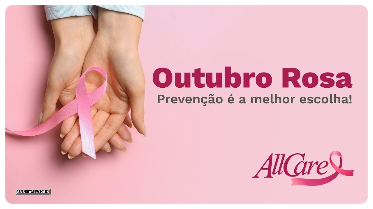 Outubro Rosa - mês de prevenção ao câncer de mama